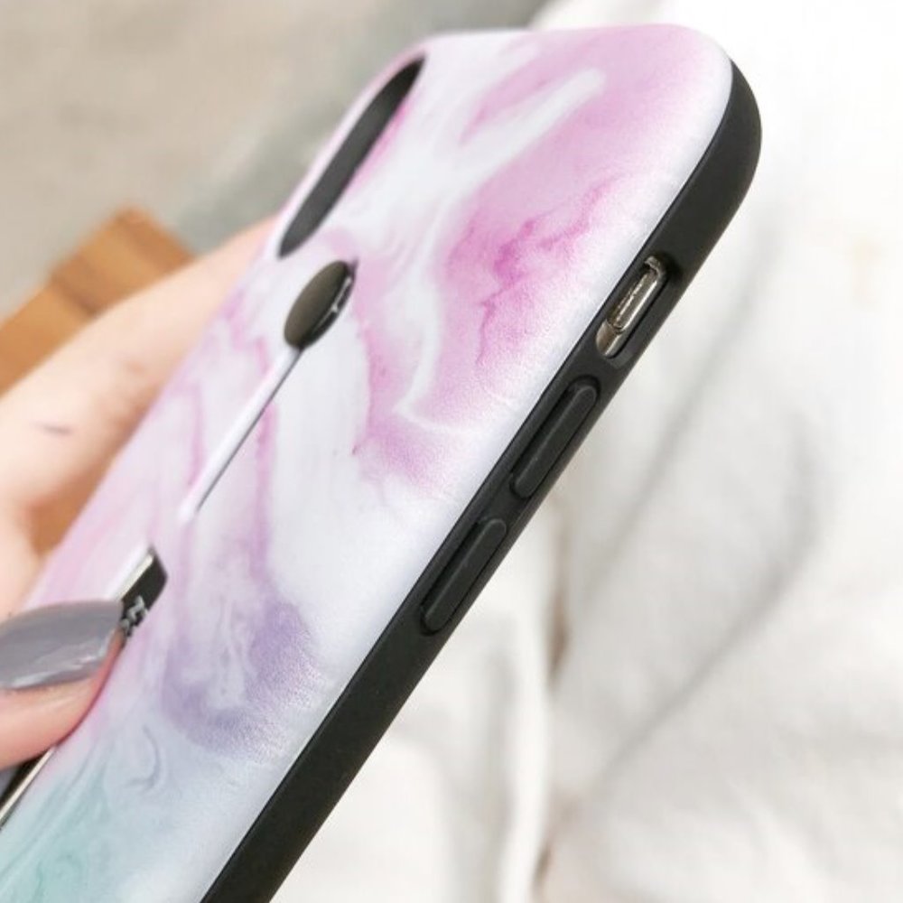 Marble Pattern Print iPhone Case - Picture 3 of 4